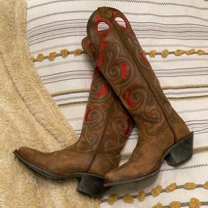 Tony Lama 3R hightop boots